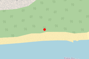 Map showing Branscombe (West)