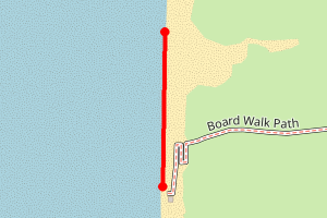Map showing Formby Lifeboat Road (Lifeguard station)