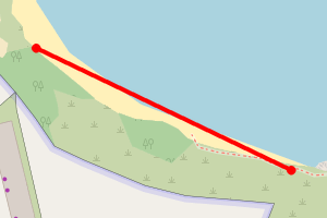Map showing Treath Glan-y-Don