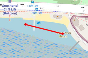 Map showing Southend-on-Sea
