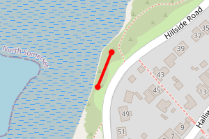 Map showing Redcliffe Bay, Portishead