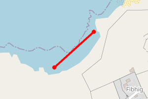 Map showing Fivig, Bragar, Isle of Lewis