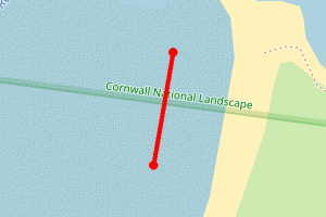 Map showing Gwithian