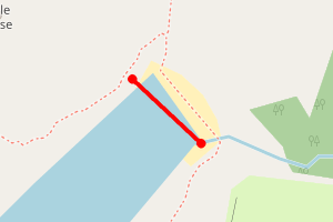 Map showing Sandeep Bay Beach