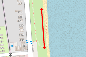 Map showing Romney Sands