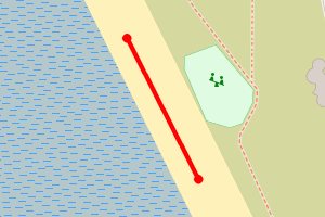 Map showing Walney - opposite Round House Cafe