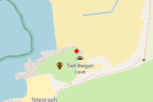 Map showing Cable Bay