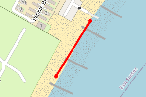 Map showing Pevensey Bay - Holiday Park