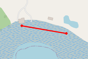 Map showing Seafield House - Kishorn