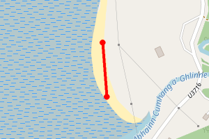 Map showing The Dell - Kishorn