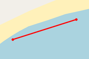 Map showing Balephuil Beach (west)