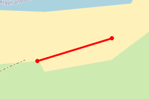 Map showing SIF - Cavey Beach (Tiree)