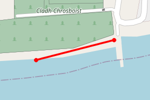 Map showing Crossbost, Isle of Lewis