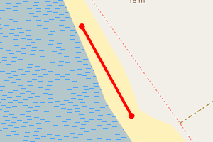 Map showing South End Central - Walney Island