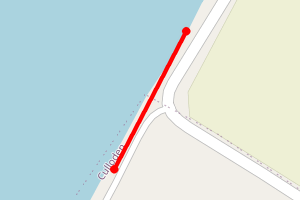 Map showing Allanfearn - near wastewater works