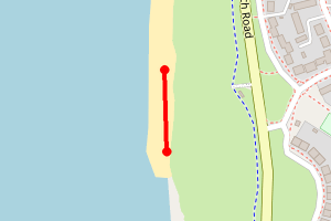 Map showing Barassie Beach - Water Sports