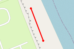Map showing Seaview Caravan Park