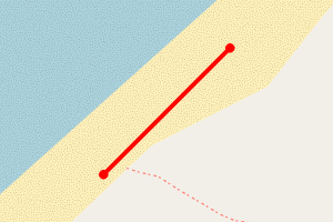Map showing Dunnet double gates