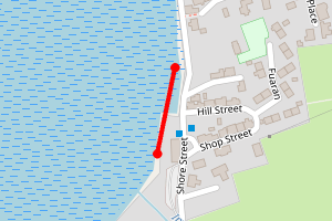 Map showing Inver Bay