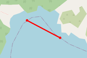 Map showing White Shore