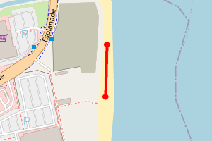 Map showing Seafield Kirkcaldy North (Top end)