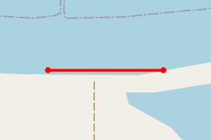 Map showing Veantrow Bay