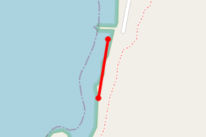 Map showing Old Dorney Beach