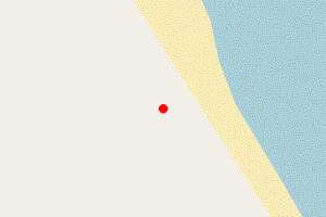 Map showing Warkworth
