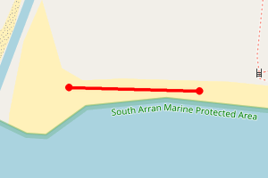 Map showing Torrylinn Water, Kilmory