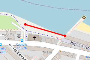 Map showing Sheerness by Neptune Jetty