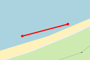 Map showing Hornais (North Uist)