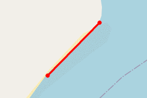 Map showing Red Reef (Inch Kenneth)