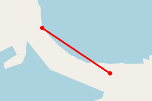 Map showing Cròic a Tuath (South Uist)