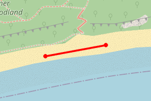 Map showing Highcliffe Castle