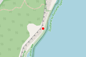 Map showing Durlston Bay