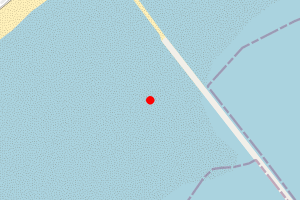 A map showing the Blyth beach stretch plotted on it