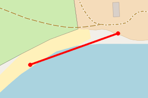 Map showing Westray - Boatshed, Skaill Storehouse