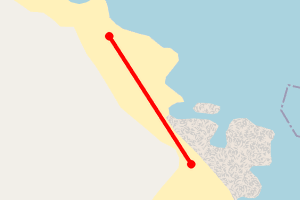 Map showing Balemartine - north