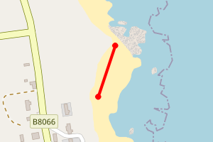 Map showing Balemartine (Tiree)