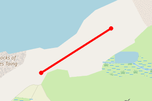 Map showing NRL - Lighthouse west