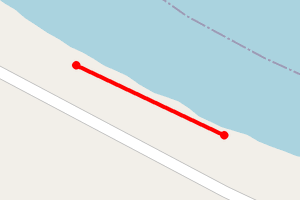 Map showing Mill Bay (right)