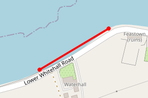 Map showing East Whitehall