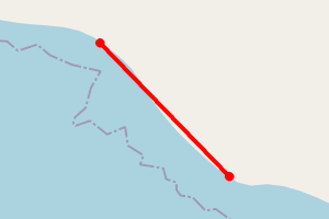 Map showing North Mill Bay #1