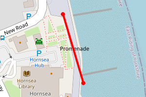 Map showing Hornsea Hub