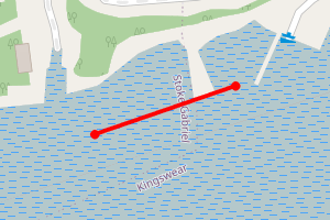 Map showing Galmpton Boatyard