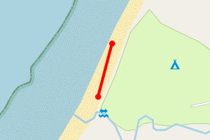 Map showing Gyrn Coch