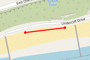 Map showing Bournemouth East El Murrino Bar