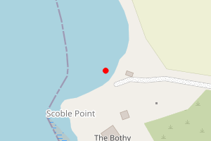 Map showing Scoble Bay