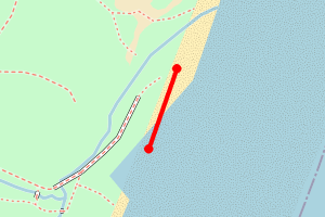 Map showing Balmedie Country Park