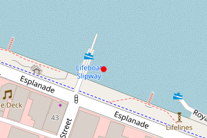 Map showing Redcar